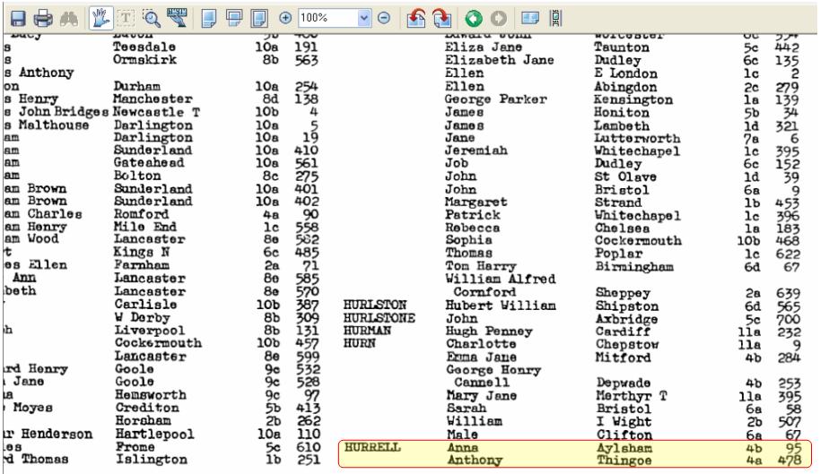 Birth Index image 1860 Familyrelatives.com